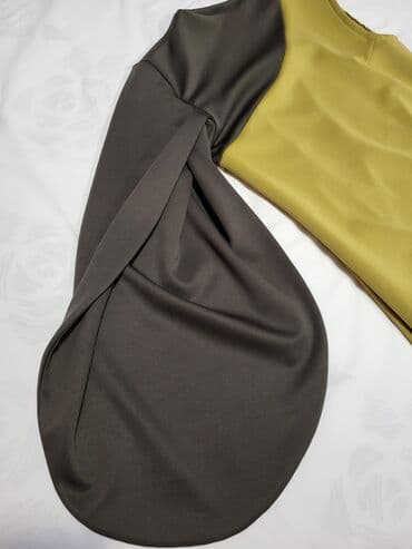 dugacke haljine svecane: Color - Khaki, Other sleeves — 5