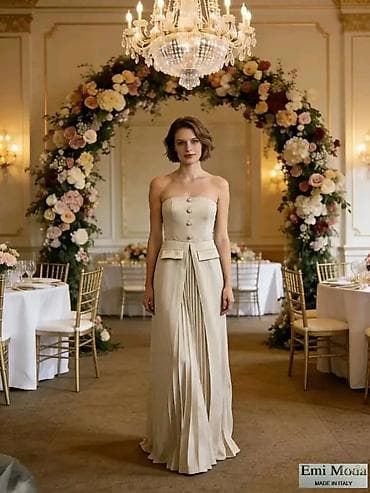 svecane korset haljine: Elegantna svečana haljina bez bretela – Emi Moda, Made in Italy. - — 1