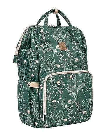 nike školski ranac: KikkaBoo Torba za mame Siena Lux Secret Garden – Deep Green (šifra — 4