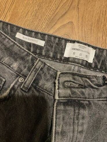 zenske pantalone i sakoi: 36, Teksas, Visok struk, Iscepane — 2