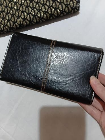 deichmann muski novcanici: Kožni ženski novčanik MODA – crni - Materijal: prirodna koža sa — 2