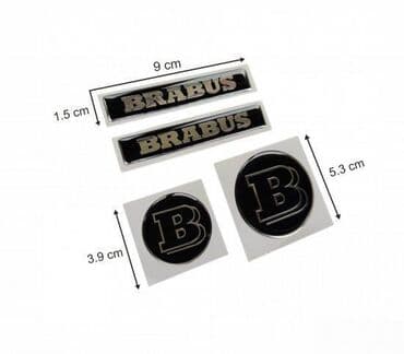 Ostalo: Brabus - Stikeri - 1540 📌 Opis: Samolepljivi stikeri izradjeni od — 2