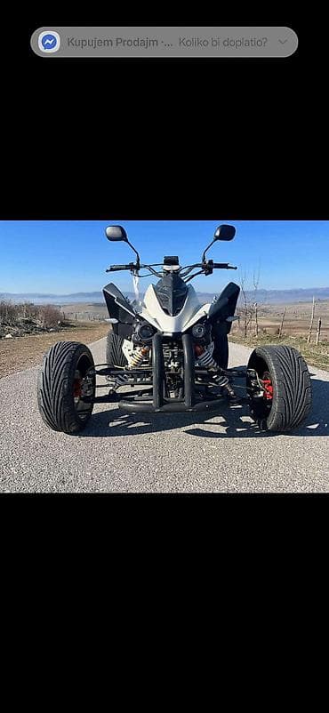 ml auto слике: Sportski quad/ATV na ulicne gume – agresivan izgled i stabilna vožnja — 3