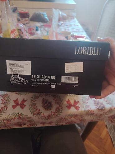 patike uptempo: Modne patike LRBL – bele sa zlatnim detaljima - Model: niskoprofilne — 10