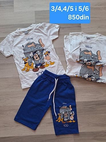 zara dzemperi na raskopcavanje: Dečiji komplet Disney – majica kratkih rukava i bermude. - Dizajn — 1