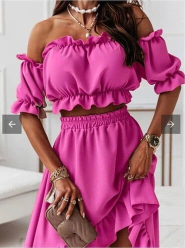 karirani kompleti zenski: Komplet: 2600 dinara — 9