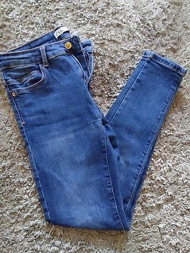 Donji delovi trenerke: ZARA ženske farmerke – model skinny - Brend: ZARA - Veličina: EUR 38 — 3