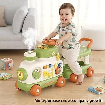 Guralice za bebe: Novo Guralica vozić Svetlosni i zvučni efekti Para na lokomotivi i — 1