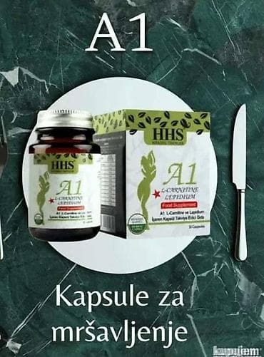 A1 kapsule za mršavljenje – HHS - Dodatak ishrani sa L‑karnitinom i na lalafo.rs A1 kapsule za mršavljenje – HHS - Dodatak ishrani sa L‑karnitinom i