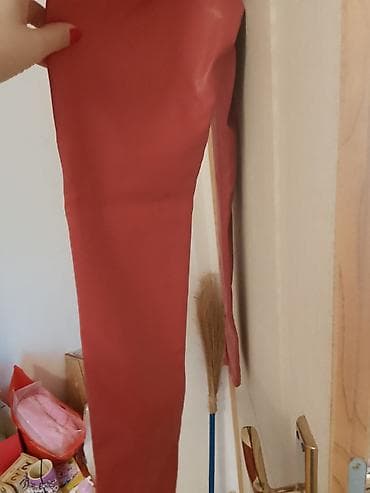 Ženska obuća: DILVIN ženske pantalone od eko kože - Model: uske (slim/skinny) — 7