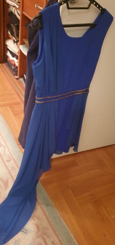 S (EU 36), color - Light blue, Evening, With the straps