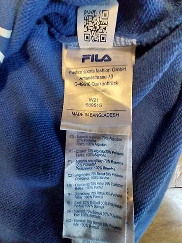 model sata: Fila ženska dukserica s kapuljačom – crop model - Brend: FILA - — 3