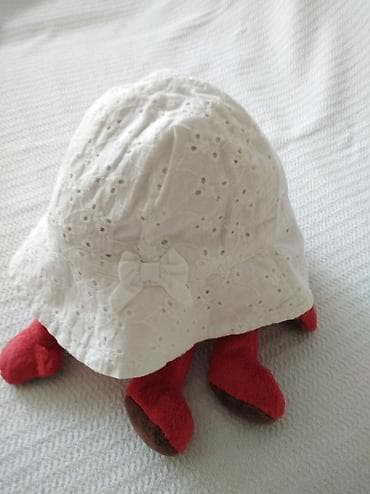 svilena kapa za spavanje dm: Šeširić za devojčice ❤ Veličina 52 cm čist pamuk Kupljen u Aksi. Cena — 4