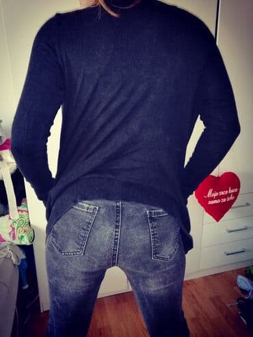 dzemper haljina: S (EU 36), M, L, Pamuk, Na kopčanje, Jednobojni — 3