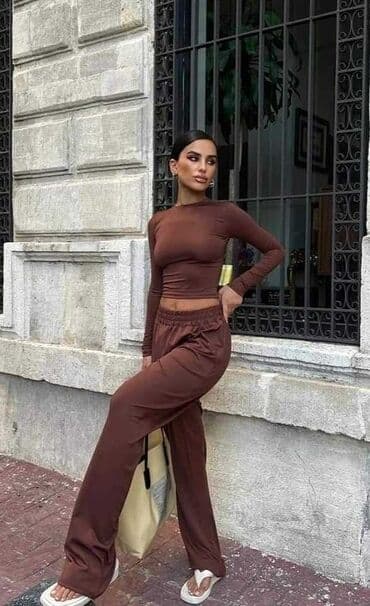 beli komplet sako i pantalone: M, L, S (EU 36), Jednobojni, bоја - Crna — 1