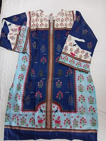 Ženska tunika/haljina etno stila – veličina L - Kroj: ravna, komotna na lalafo.rs Ženska tunika/haljina etno stila – veličina L - Kroj: ravna, komotna