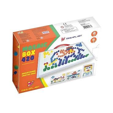 slike koje se pomeraju: Mozaik Kutija sa 420 Bockalica – edukativna kreativna igra Otkrijte — 2