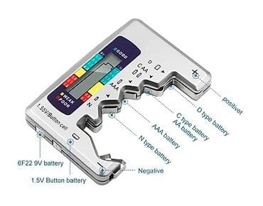 Ostala elektronika: Nov tester za baterije. Pogodan za ugljenične, cink, alkalne i punjive — 4
