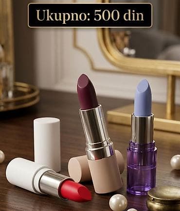 Set od 3 ruža za usne – ukupno: 500 din - Boje: klasična crvena na lalafo.rs Set od 3 ruža za usne – ukupno: 500 din - Boje: klasična crvena