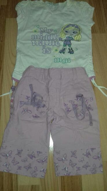 bebe devojcica 3 5 godina: Set: T-shirt, Shorts, 92 — 3