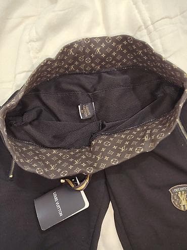 trenerke bruseni pamuk: Nove, Turske, Ženske sportske pantalone – crne, sa detaljima u — 2