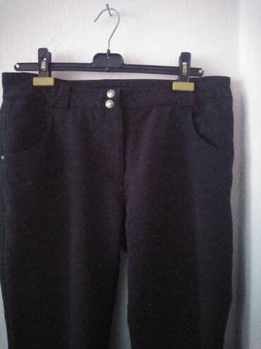 pantalone od vestacke koze: L (EU 40), Regular rise, Flare — 2