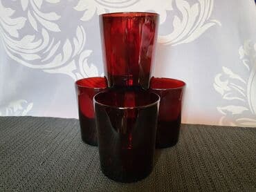 swarovski case za vino cena: Case francuske univerzalne,rubin boje iz 70ih. Case su bez — 7
