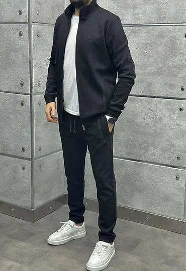 versace odelo: Komplet, Boss, bоја - Crna, Pamuk — 4