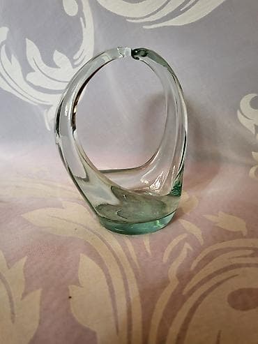 Lov i ribolov: Korpa nova duvano staklo Albi glass Spanija 70te. Korpa rucni rad,sve — 9