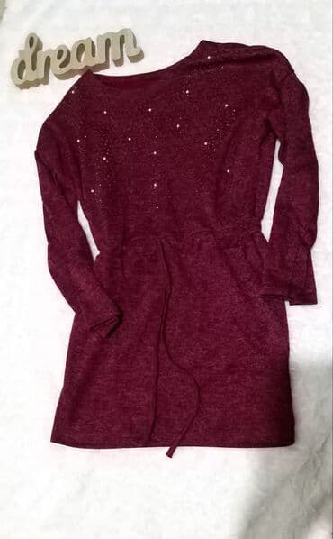 3 decembar duks: Duks haljina L/XL Brend:ITALY NOVA Prelepa baggy haljina ukrasena — 4