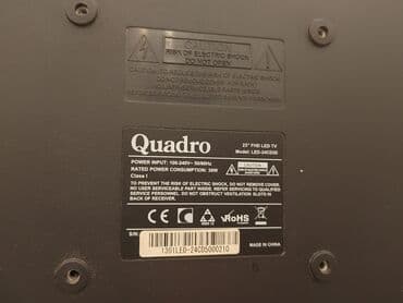 Kuhinjski aparati: Televizor Quadro LED 24-CD50 Prodajem televizor Quadro u ispravnom — 5