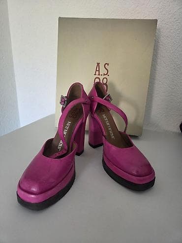 ps cipele zenske: A.S.98 ženske cipele na štiklu – roze - Brend: A.S.98 (kutija — 1