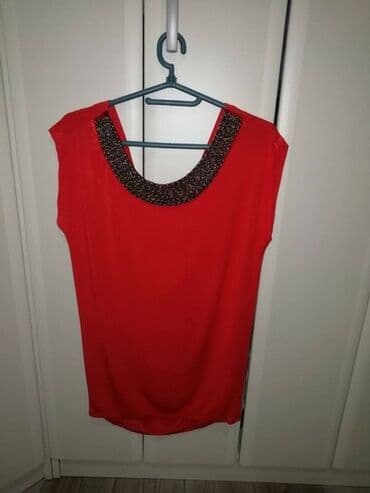 turske patike: One size, Viscose, Single-colored, color - Red — 1