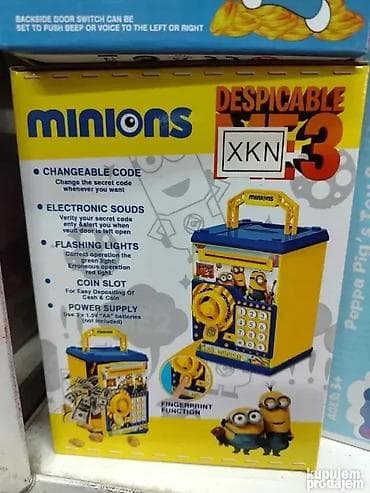 Minions elektronska kasica/sef za decu – Despicable Me 3 motiv -