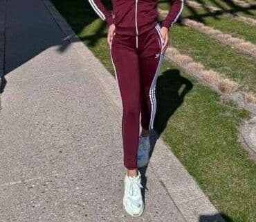 Women's Clothing: Ženske trenerke donj deo - Sportski komplet sa rajsferšlus jaknom i — 4