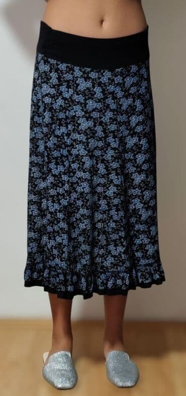 elipsa suknje: L (EU 40), Midi, color - Black — 1