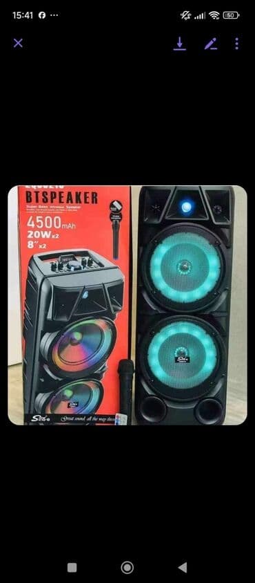 Zvučnici i stereo sistemi: Bluetooth zvucnik ZQS8210 90x26x20cm OGROMAN BLUETOOTH ZVUCNIK 2X8INCA — 4