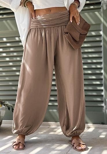 komplet sako i hlace: ✅Ženske široke pantalone sa naborima i širokim preklop-pojasom -✅1850 — 6