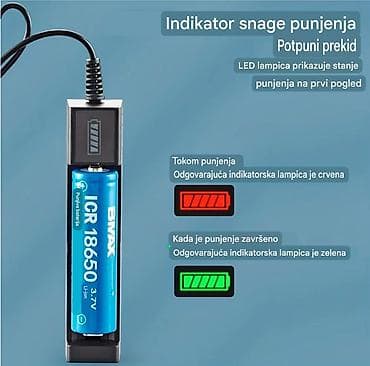 Furniture: Nov punjač za Litium-Jonske baterije. Ima indikator punjenja dok puni — 7