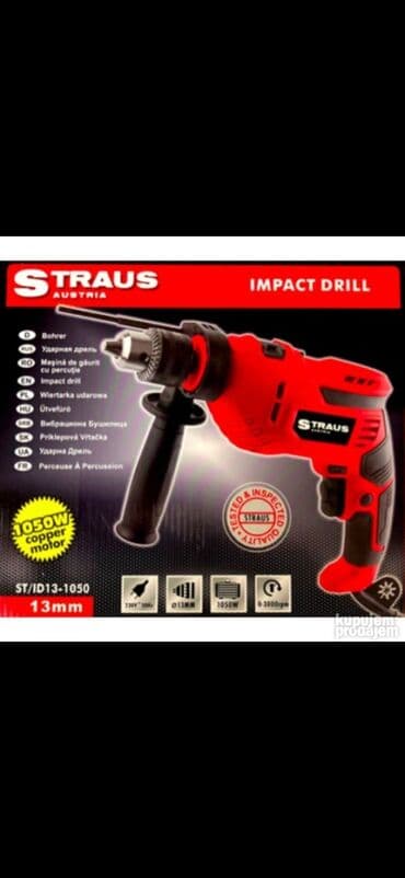 bušilice lidl: Bušilica STRAUS 1050W Model : ST/ID13 - 1050 Tehničke — 4