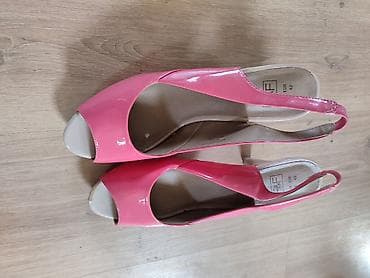 patike na stiklu: Ženske sandale F&F, model sa otvorenim prstima i slingback kaišem — 1