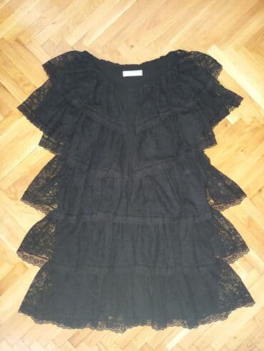 balasevic haljine svecane: L, color - Black, Evening, Short sleeves — 1