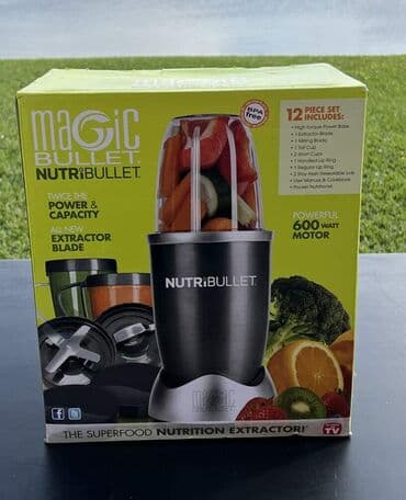 kartof fri aparati: Cena 5490 din Nutribullet Sokovnik /blender Nutri bulet CEO SET 12 — 2