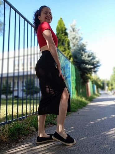 brankodex prodavnica odeće београд – слике: S (EU 36), M (EU 38), L (EU 40), Maksi, bоја - Crna — 3