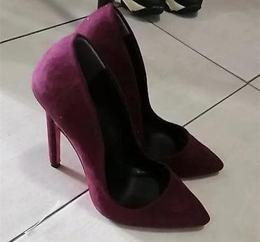 mango parfem 3: Ženske salonke na visoku štiklu – bordo - Model: klasične špic — 4