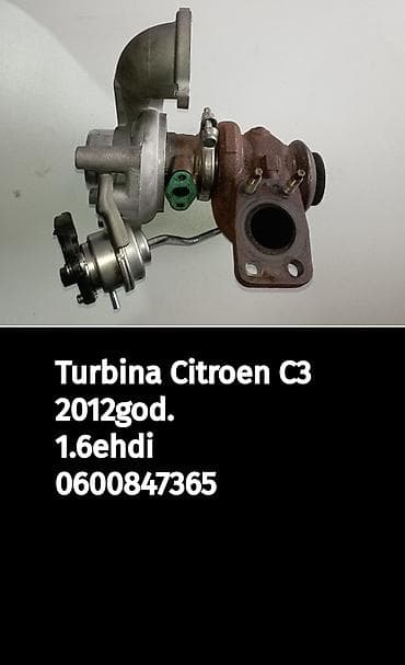 8 25 20: Turbina za Citroën C3, 2012. godište, motor 1.6 e-HDi. - Komplet — 1