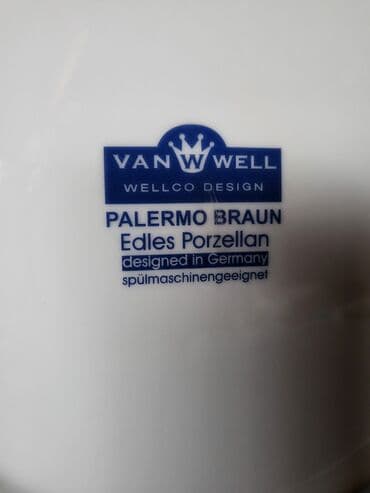 Kuhinjski setovi: Tanjiri novi wanwell porcelan Nemacka. Komada 6 u ceni. veliki — 8