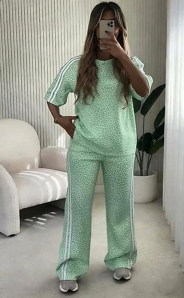 engelbert strauss pantalone: Ženski komplet trenerke sa animal printom - Dvodelni set: široka — 5