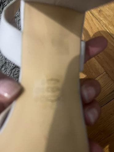 bata mokasine ženske: BATA Ženske sandale sa blok petom – svetlosive - Model: otvoreni — 4
