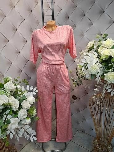 Sakoi: Ženski komplet – majica i pantalone sa leopard printom - Dvodijelni — 1